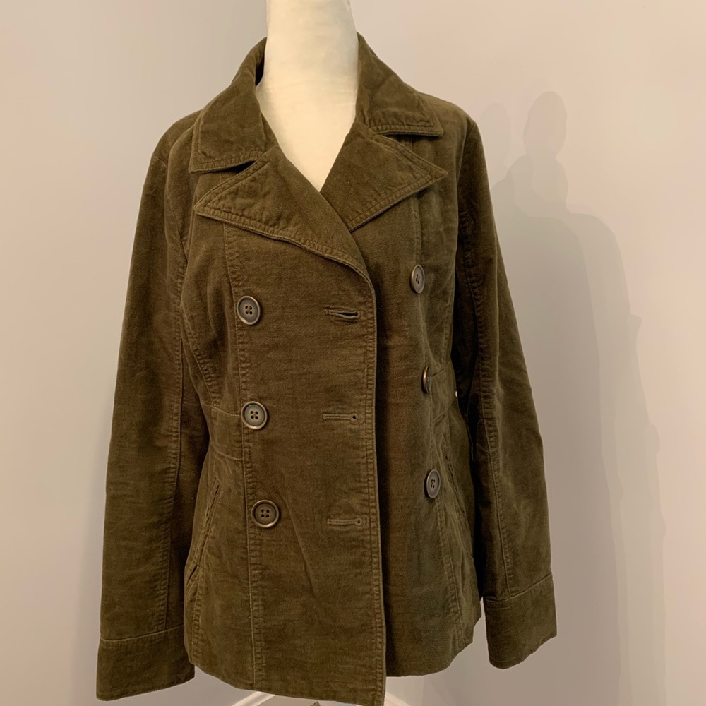 green jacket